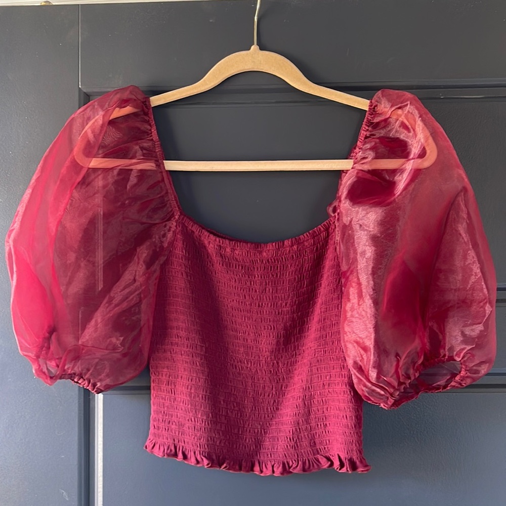 Perfect red top for Valentine’s Day!